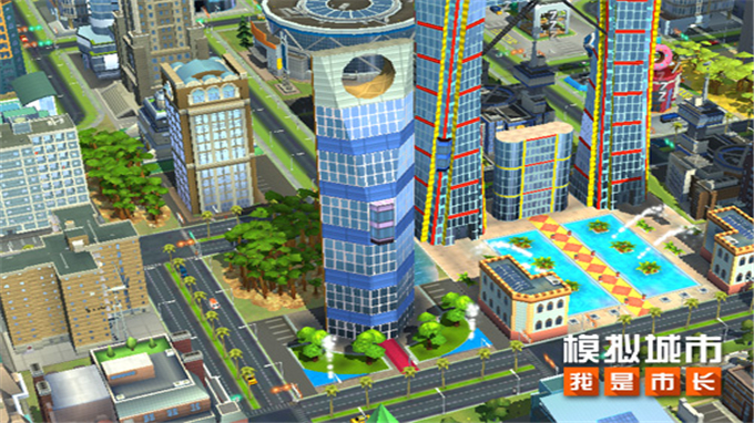 《模拟城市：我是市长》摩天都市建筑闪亮登场！图片